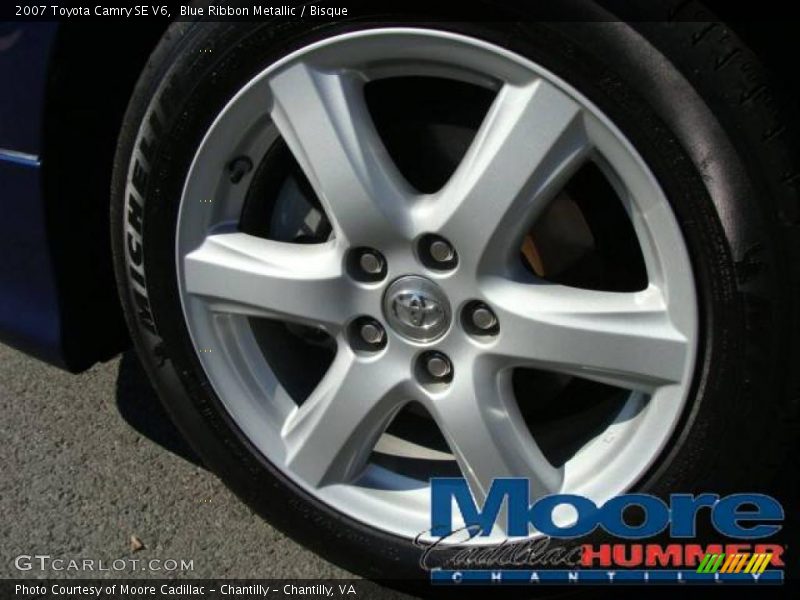 Blue Ribbon Metallic / Bisque 2007 Toyota Camry SE V6