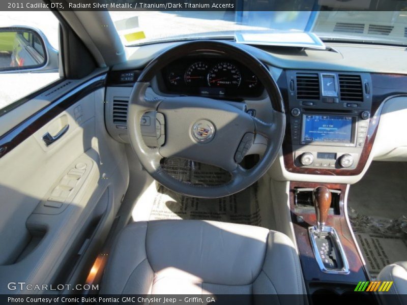Radiant Silver Metallic / Titanium/Dark Titanium Accents 2011 Cadillac DTS