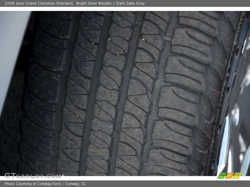 Bright Silver Metallic / Dark Slate Gray 2008 Jeep Grand Cherokee Overland