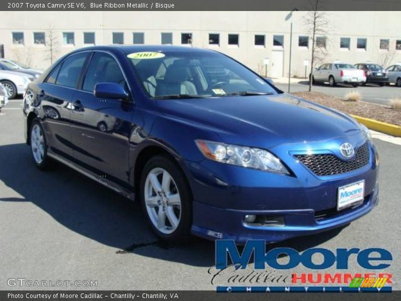 Blue Ribbon Metallic / Bisque 2007 Toyota Camry SE V6