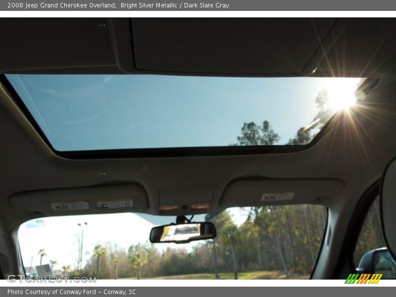 Bright Silver Metallic / Dark Slate Gray 2008 Jeep Grand Cherokee Overland