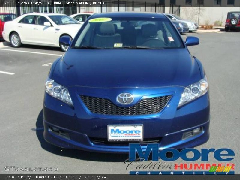 Blue Ribbon Metallic / Bisque 2007 Toyota Camry SE V6