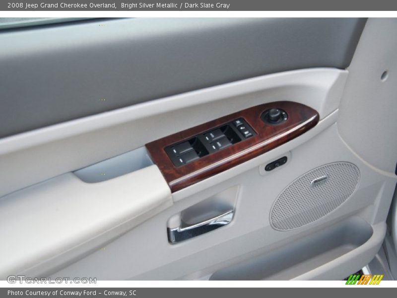 Bright Silver Metallic / Dark Slate Gray 2008 Jeep Grand Cherokee Overland