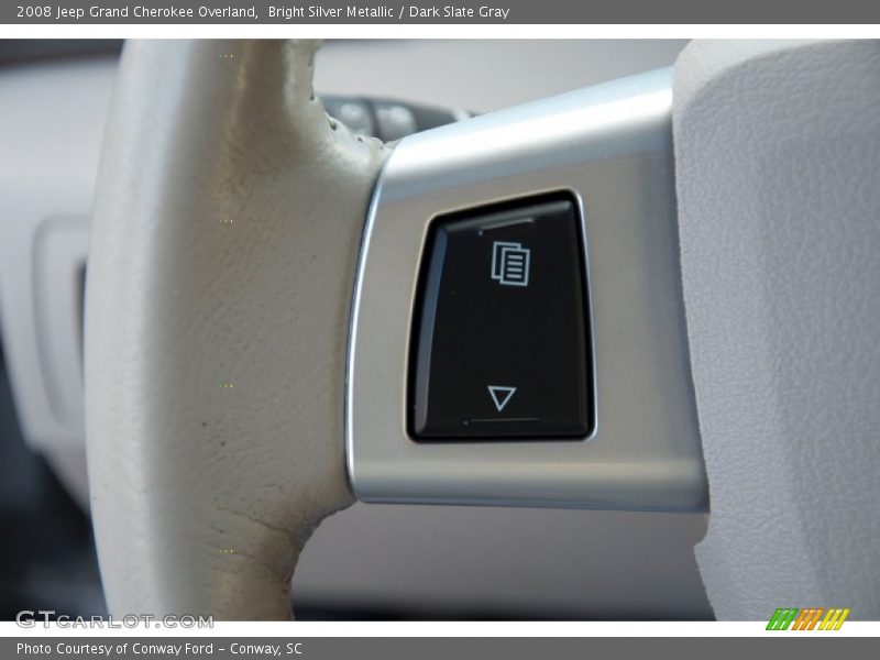 Bright Silver Metallic / Dark Slate Gray 2008 Jeep Grand Cherokee Overland