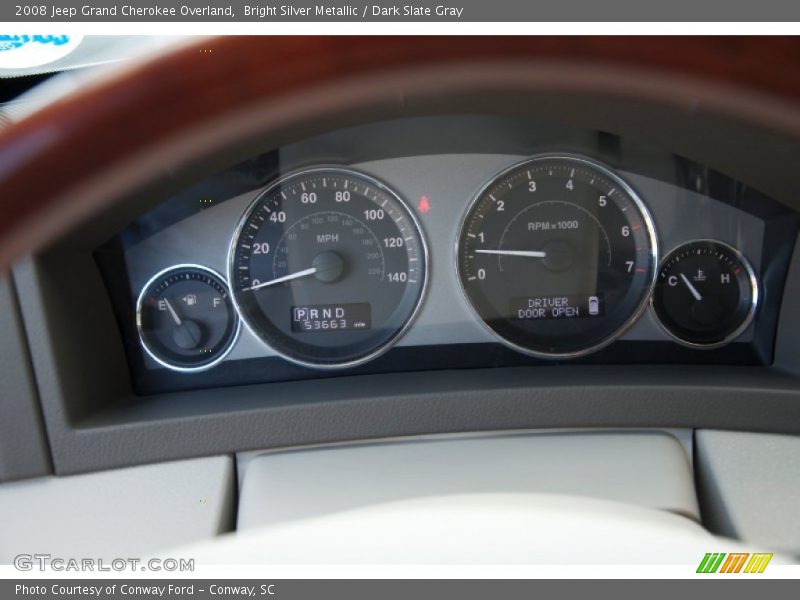  2008 Grand Cherokee Overland Overland Gauges