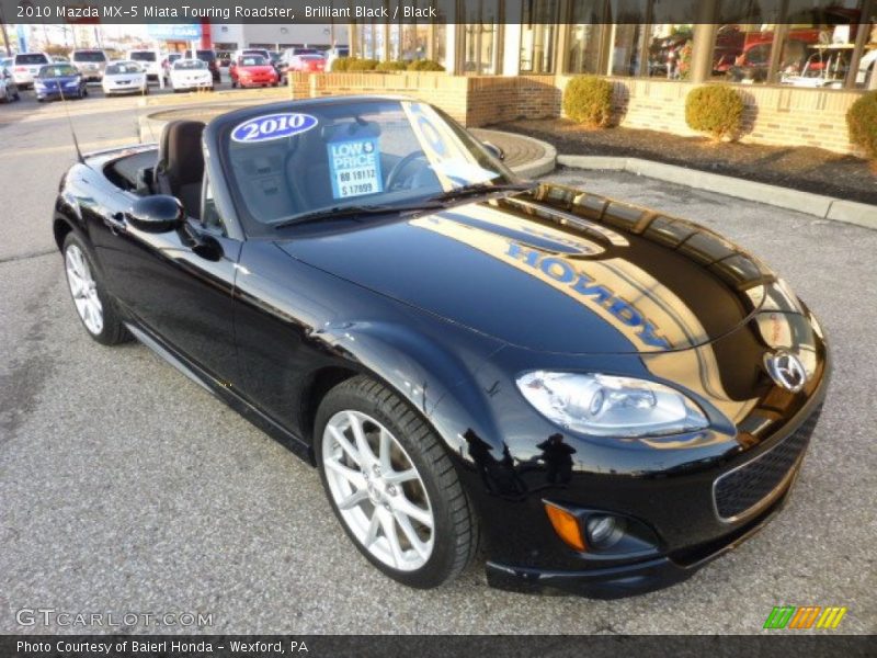 Brilliant Black / Black 2010 Mazda MX-5 Miata Touring Roadster