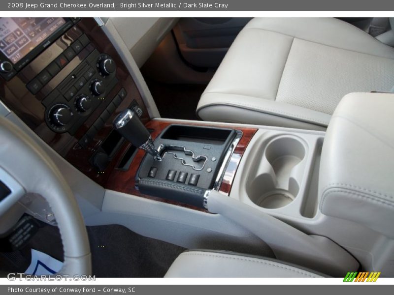 Bright Silver Metallic / Dark Slate Gray 2008 Jeep Grand Cherokee Overland