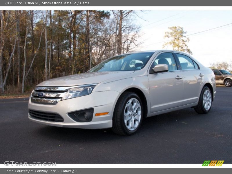 Smokestone Metallic / Camel 2010 Ford Fusion SE