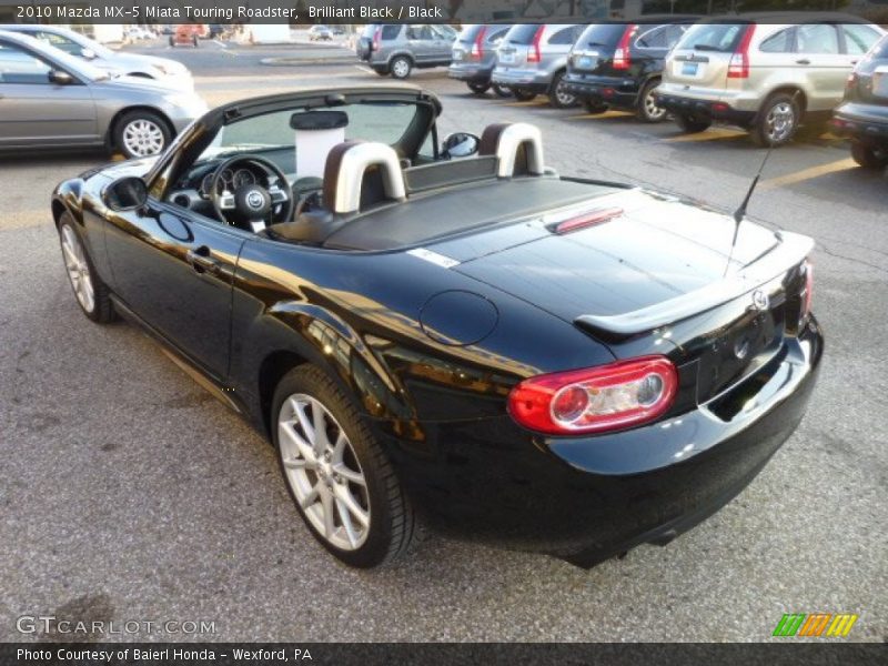 Brilliant Black / Black 2010 Mazda MX-5 Miata Touring Roadster