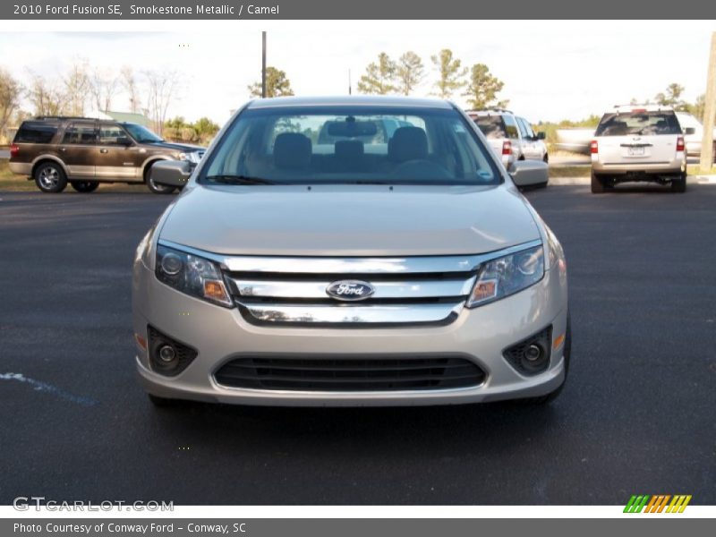 Smokestone Metallic / Camel 2010 Ford Fusion SE