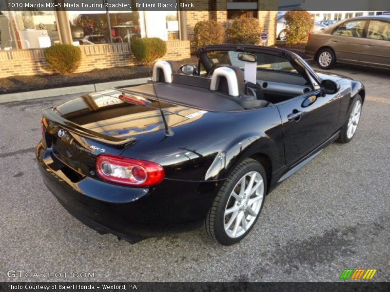 Brilliant Black / Black 2010 Mazda MX-5 Miata Touring Roadster