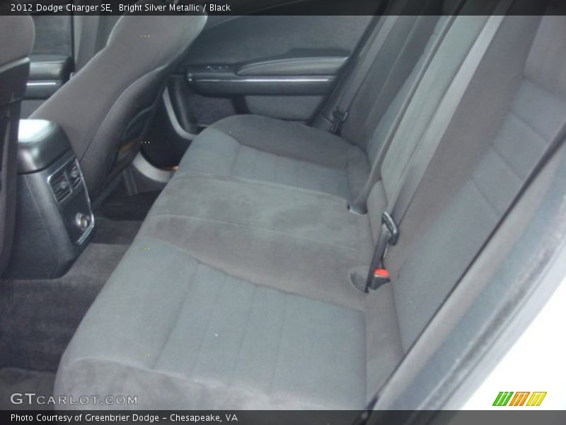 Bright Silver Metallic / Black 2012 Dodge Charger SE