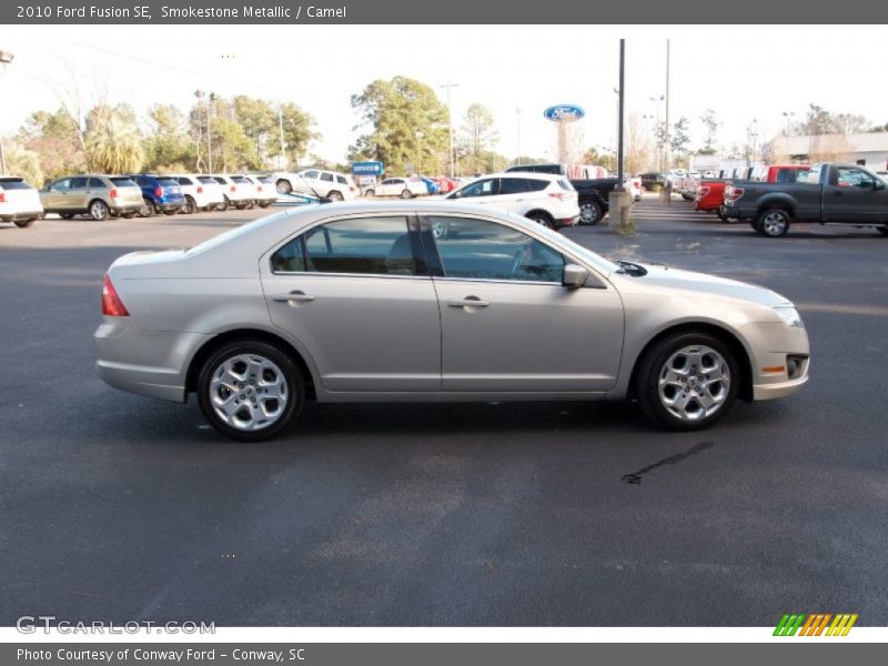 Smokestone Metallic / Camel 2010 Ford Fusion SE