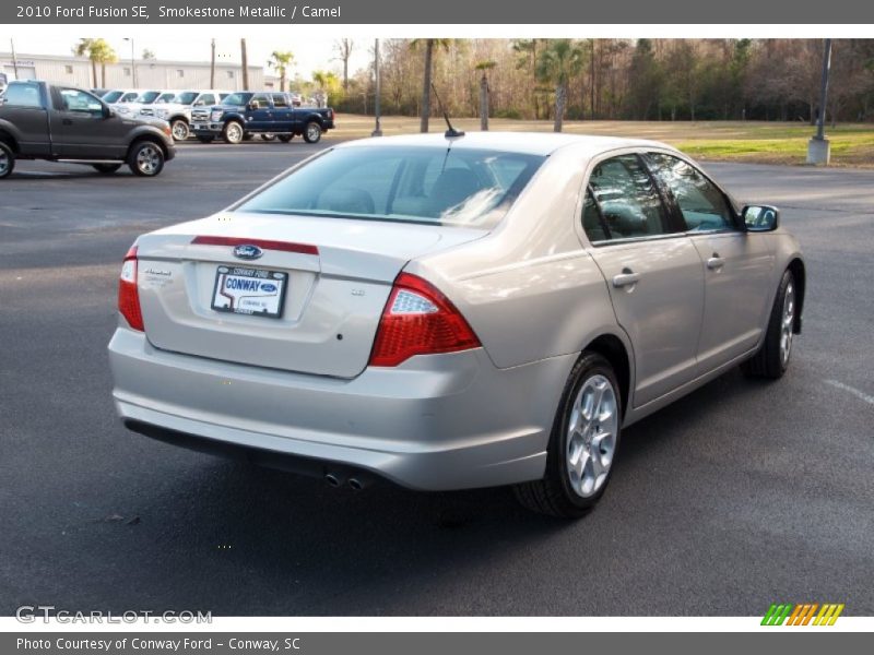 Smokestone Metallic / Camel 2010 Ford Fusion SE