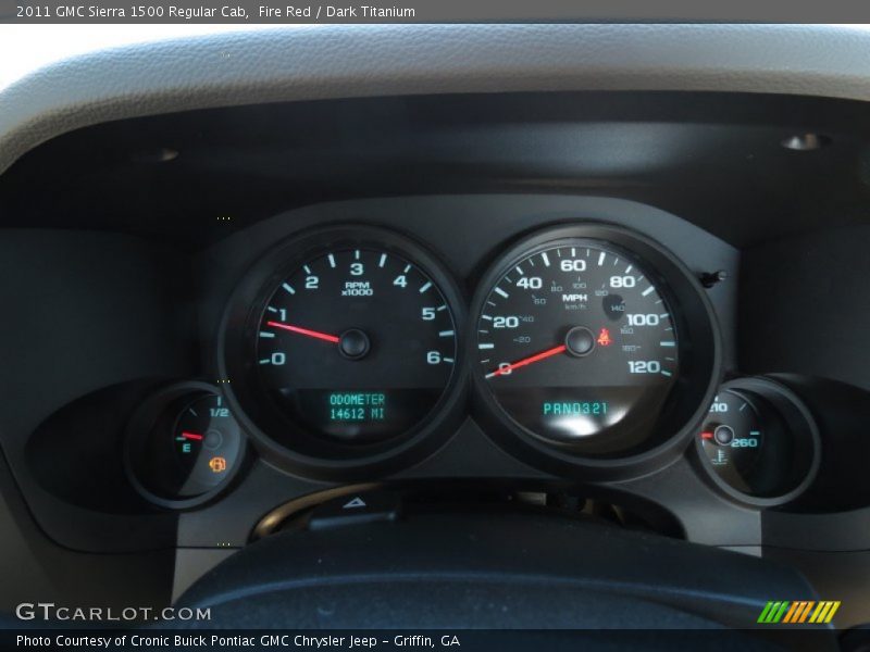 Fire Red / Dark Titanium 2011 GMC Sierra 1500 Regular Cab