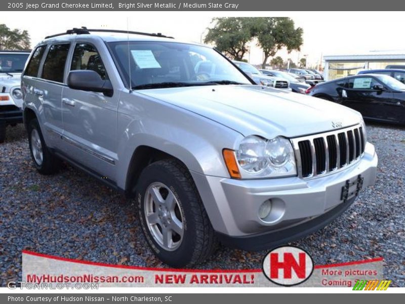 Bright Silver Metallic / Medium Slate Gray 2005 Jeep Grand Cherokee Limited
