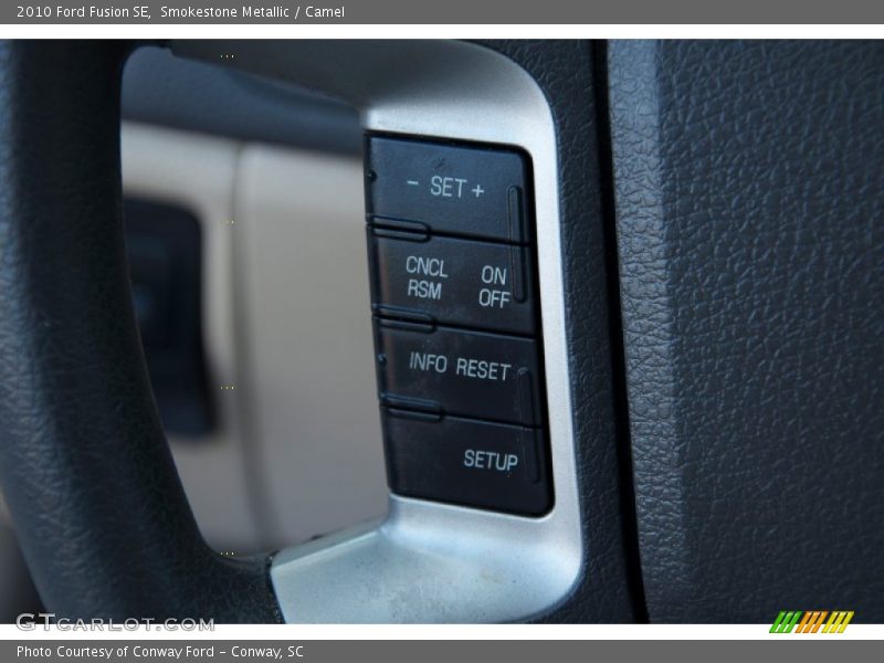 Smokestone Metallic / Camel 2010 Ford Fusion SE