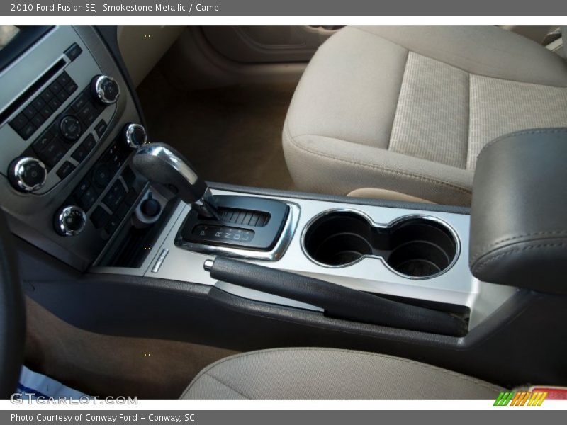 Smokestone Metallic / Camel 2010 Ford Fusion SE