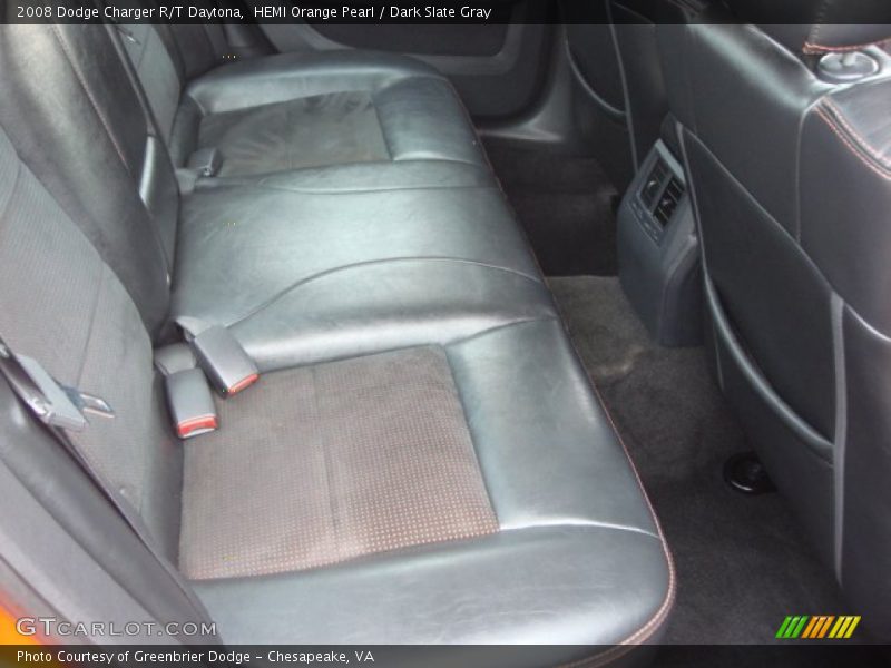 HEMI Orange Pearl / Dark Slate Gray 2008 Dodge Charger R/T Daytona