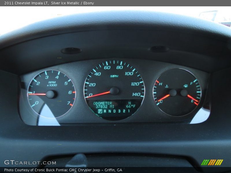 Silver Ice Metallic / Ebony 2011 Chevrolet Impala LT