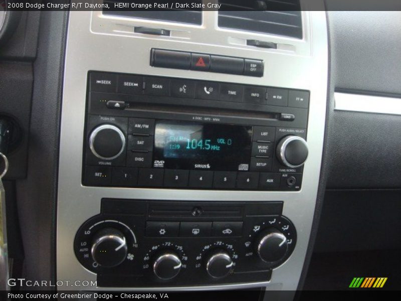Controls of 2008 Charger R/T Daytona