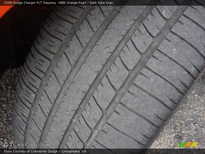 HEMI Orange Pearl / Dark Slate Gray 2008 Dodge Charger R/T Daytona