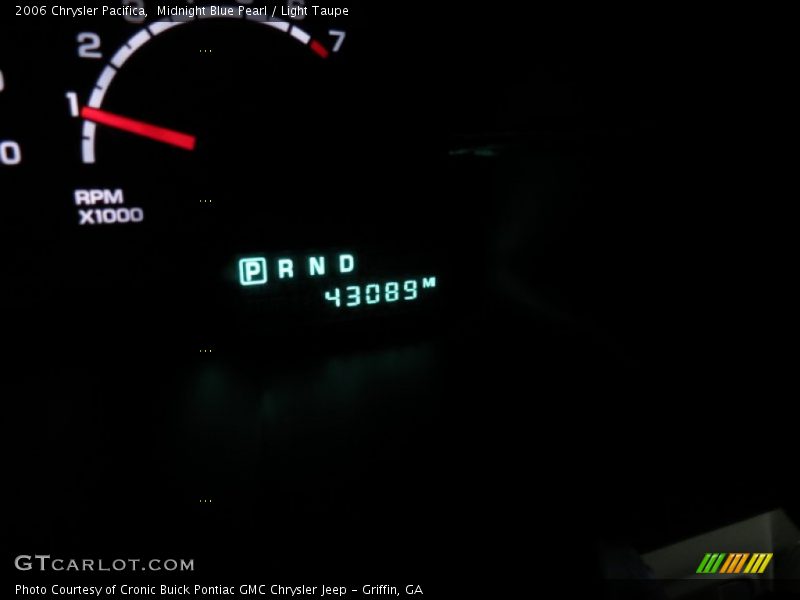 Midnight Blue Pearl / Light Taupe 2006 Chrysler Pacifica
