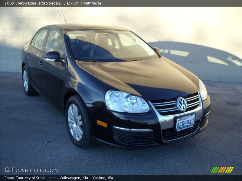 Black Uni / Anthracite 2009 Volkswagen Jetta S Sedan