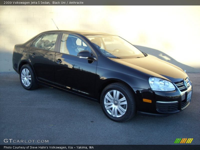 Black Uni / Anthracite 2009 Volkswagen Jetta S Sedan