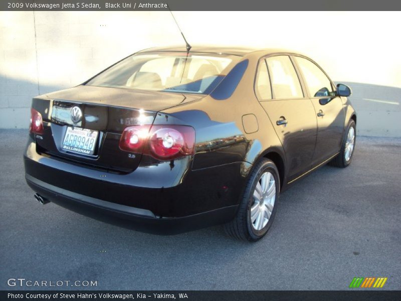 Black Uni / Anthracite 2009 Volkswagen Jetta S Sedan