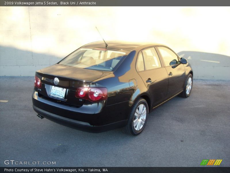 Black Uni / Anthracite 2009 Volkswagen Jetta S Sedan