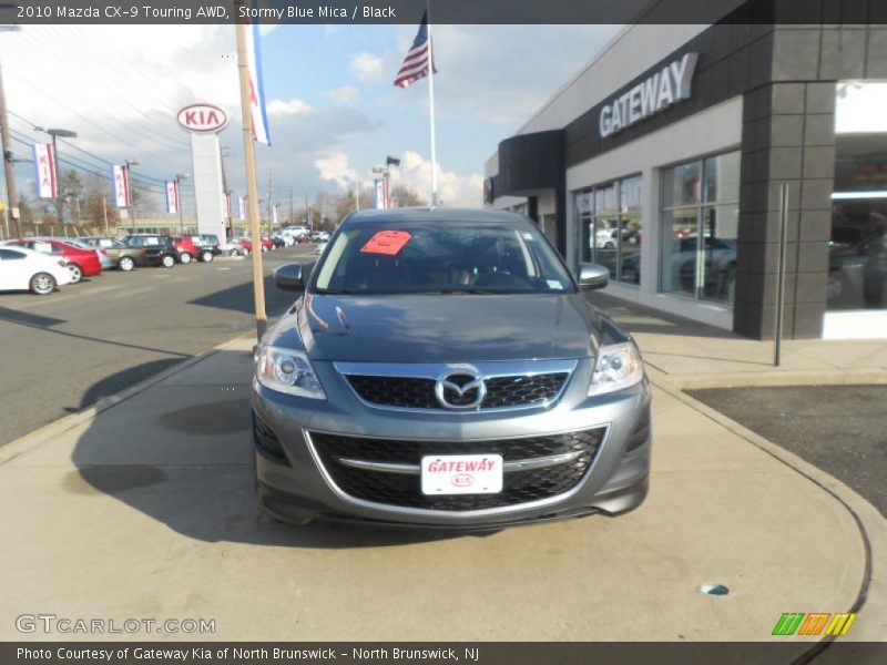 Stormy Blue Mica / Black 2010 Mazda CX-9 Touring AWD
