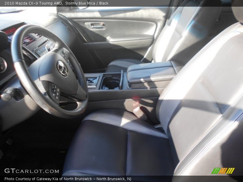 Stormy Blue Mica / Black 2010 Mazda CX-9 Touring AWD