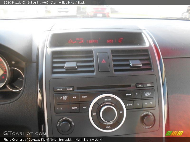 Stormy Blue Mica / Black 2010 Mazda CX-9 Touring AWD