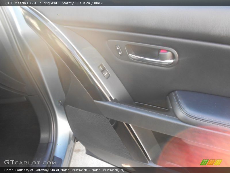 Stormy Blue Mica / Black 2010 Mazda CX-9 Touring AWD