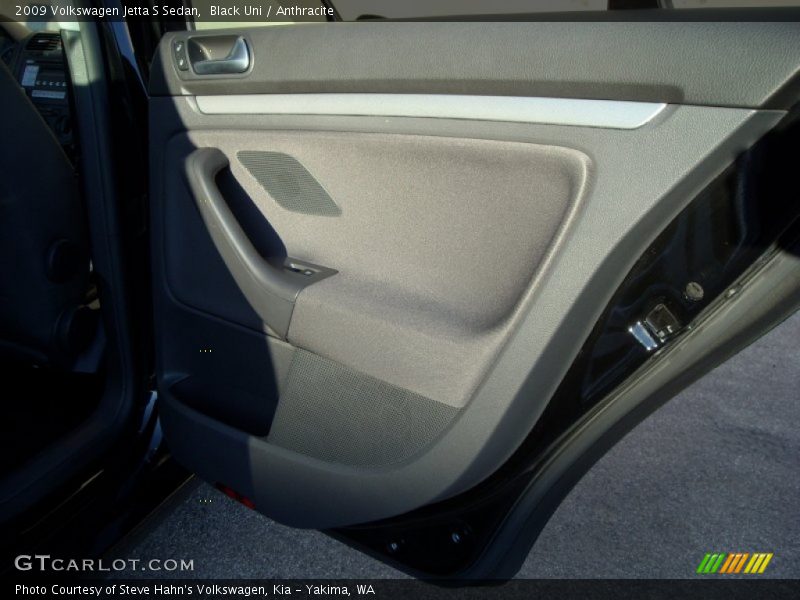 Black Uni / Anthracite 2009 Volkswagen Jetta S Sedan