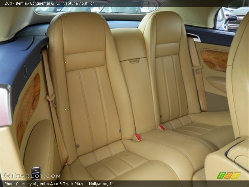 Rear Seat of 2007 Continental GTC 