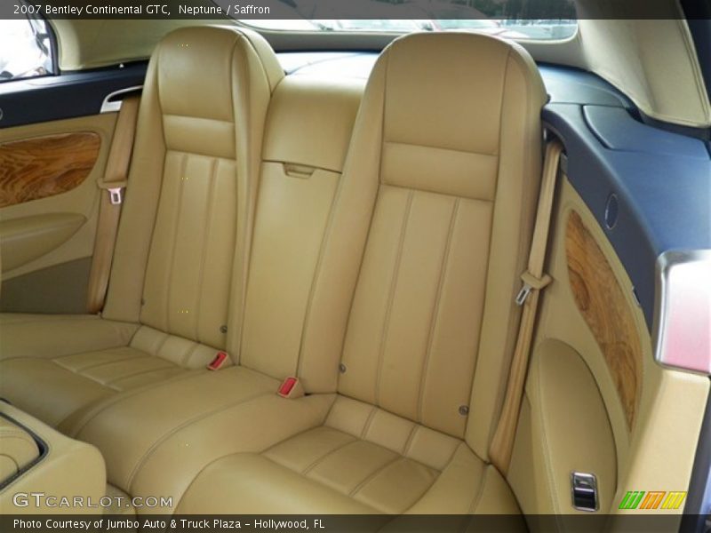 Rear Seat of 2007 Continental GTC 