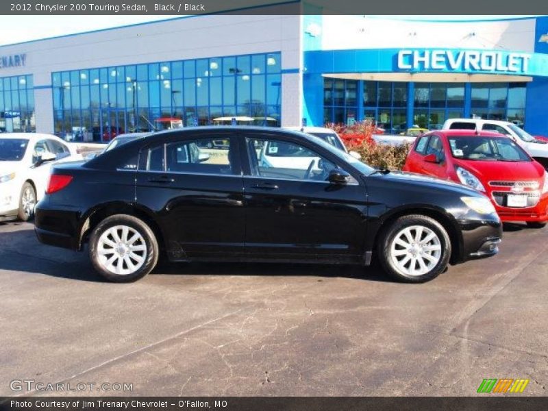 Black / Black 2012 Chrysler 200 Touring Sedan