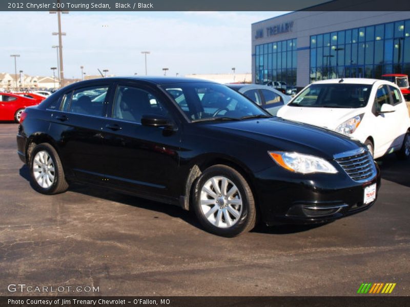 Black / Black 2012 Chrysler 200 Touring Sedan