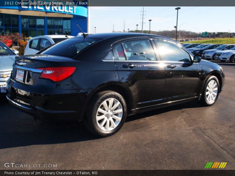 Black / Black 2012 Chrysler 200 Touring Sedan