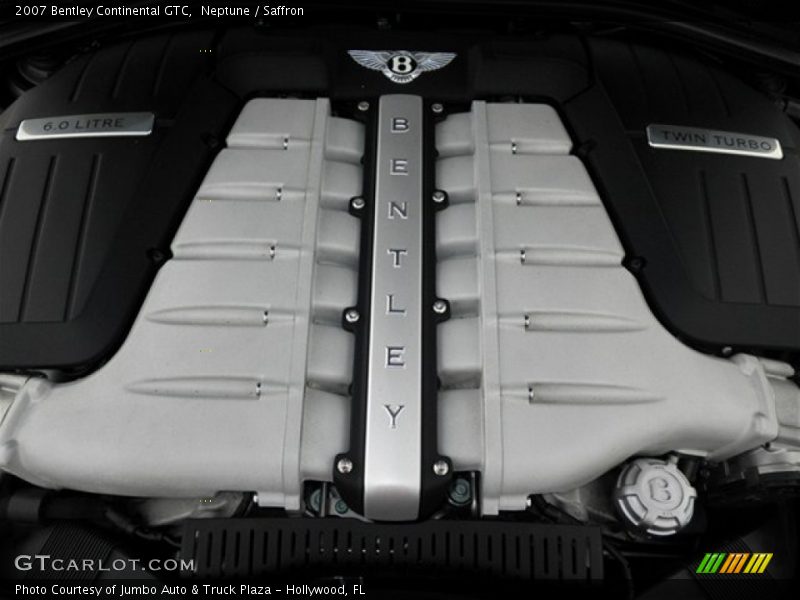  2007 Continental GTC  Engine - 6.0L Twin-Turbocharged DOHC 48V VVT W12