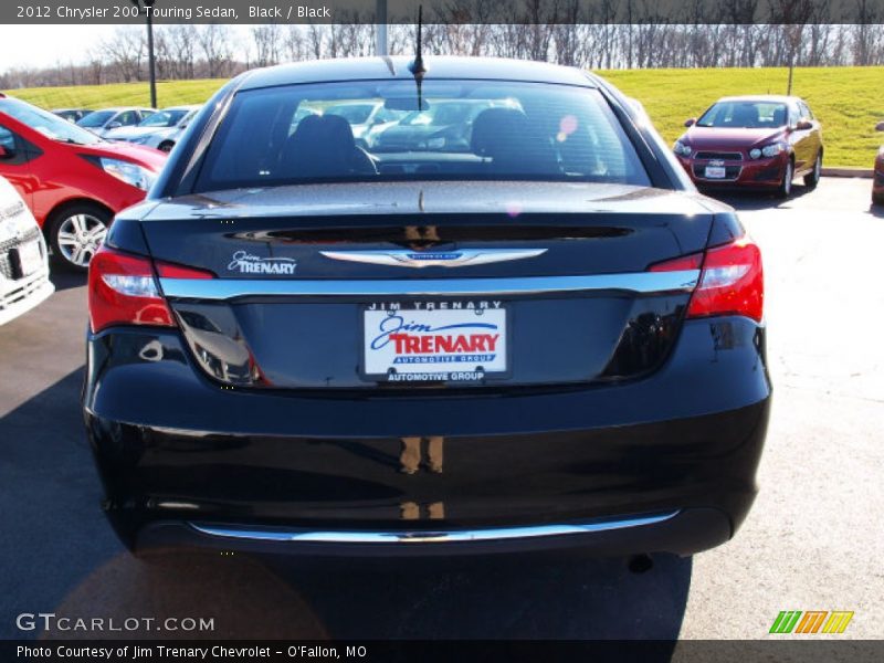 Black / Black 2012 Chrysler 200 Touring Sedan