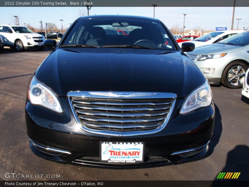 Black / Black 2012 Chrysler 200 Touring Sedan