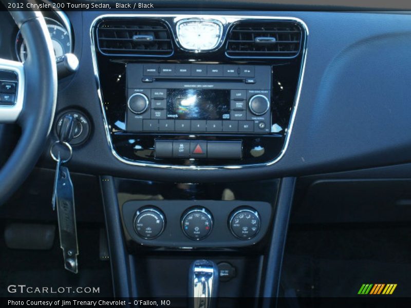 Black / Black 2012 Chrysler 200 Touring Sedan