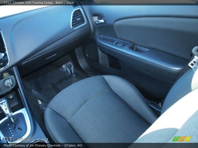 Black / Black 2012 Chrysler 200 Touring Sedan