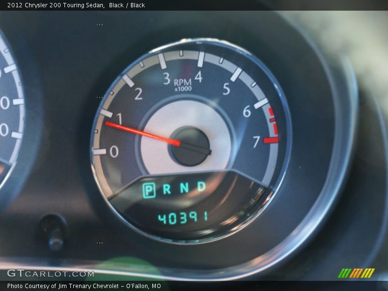 Black / Black 2012 Chrysler 200 Touring Sedan