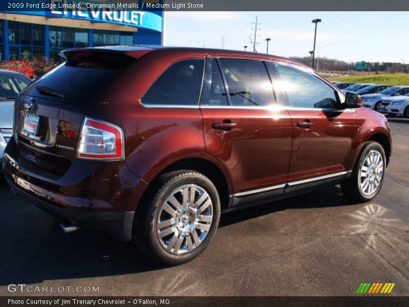 Cinnamon Metallic / Medium Light Stone 2009 Ford Edge Limited