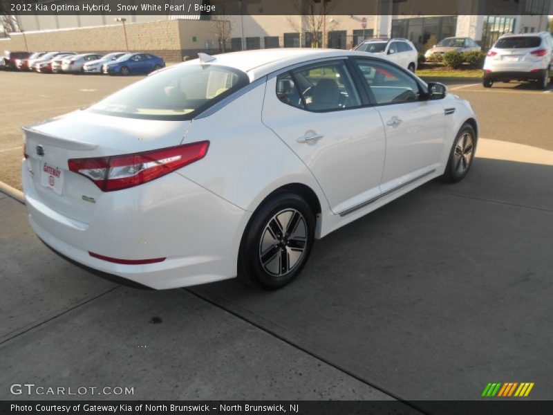 Snow White Pearl / Beige 2012 Kia Optima Hybrid