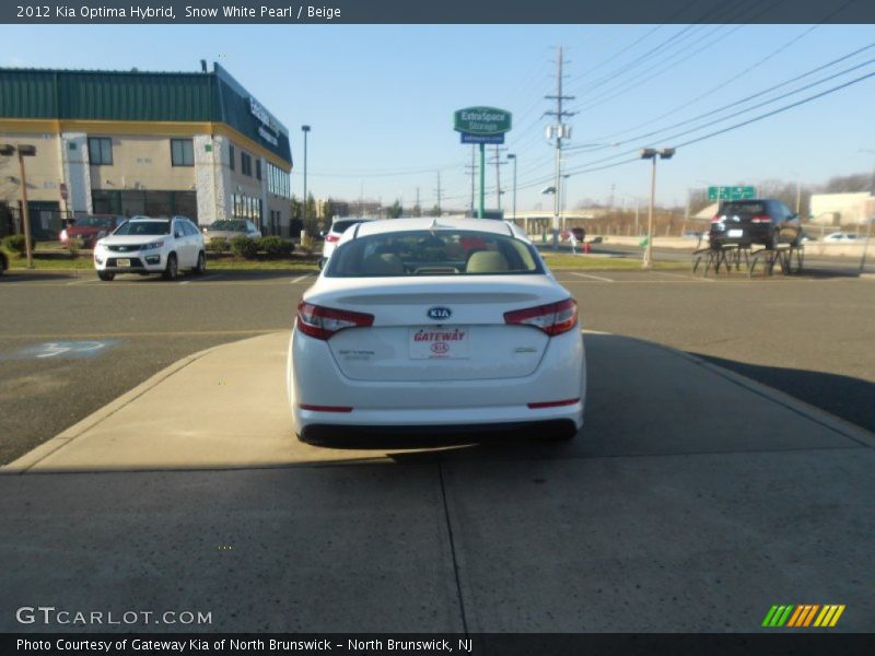 Snow White Pearl / Beige 2012 Kia Optima Hybrid
